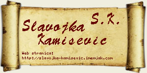 Slavojka Kamišević vizit kartica